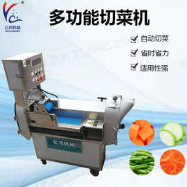 洋葱切丁机 多功能双头不锈钢切菜机 双变频功能根茎叶菜全能处理