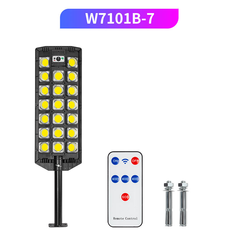 Cabeza plana borde 7 taza óptica COB lámpara de calle retráctil tipo W7101B-7