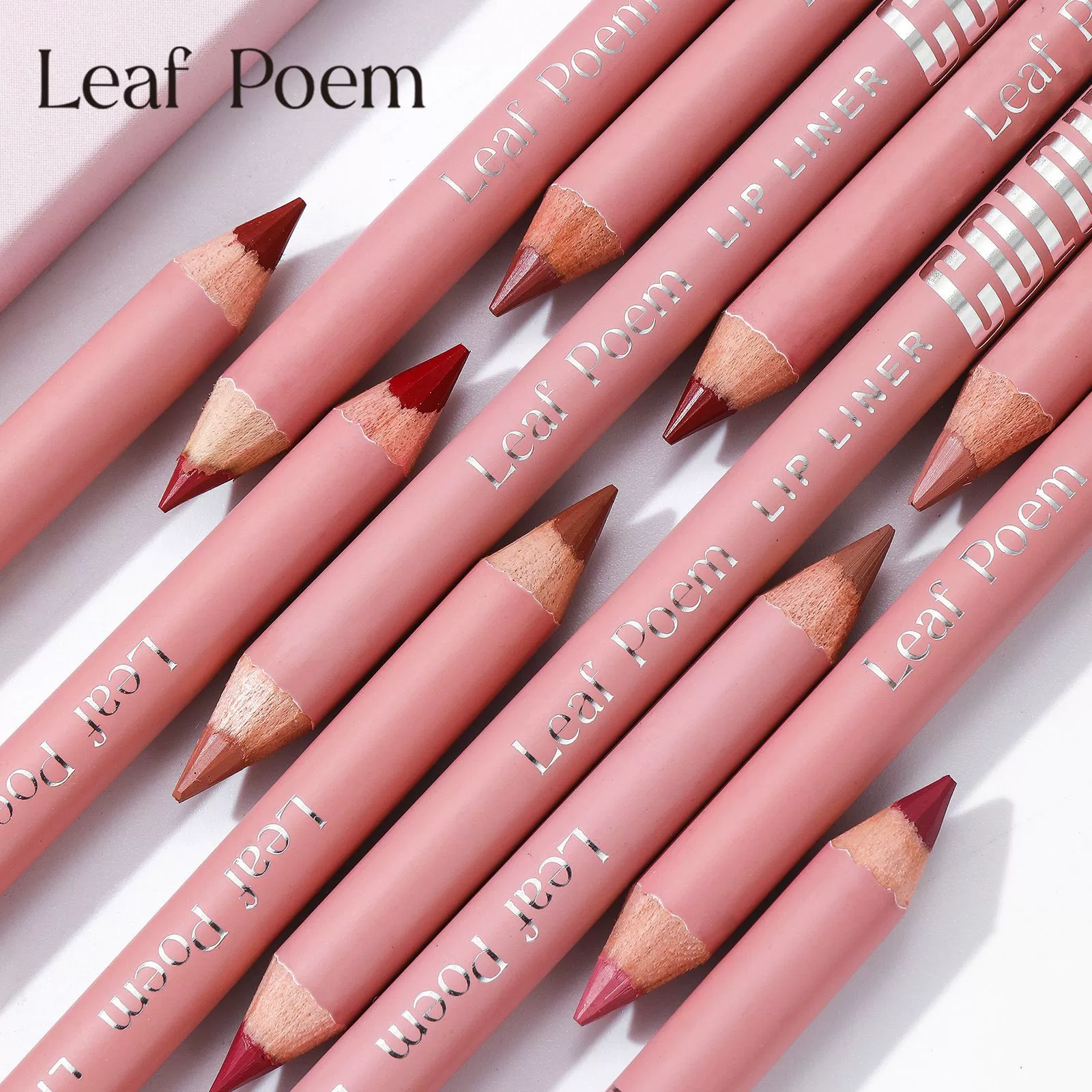 Палитра губной помады ( Leaf Poem ) матовая водостойкая подводка, 12 цветов, 2 г