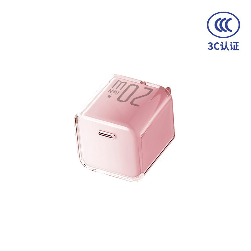 Fábrica de nuevo PD30W cristal de hielo permeable nitruro de gallio para Huawei Apple 17 cable de datos cabeza de cargador rápido de teléfono móvil