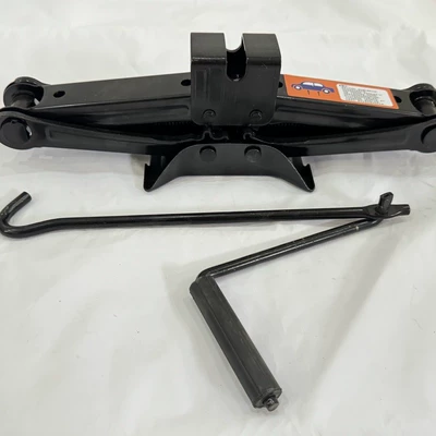 Heavy-Duty 2t Car-Mounted Scissor Jack, 0kg Jacks for Emergency Tire Changing, Labor-Saving, with Simple Wrench for Manual Operation