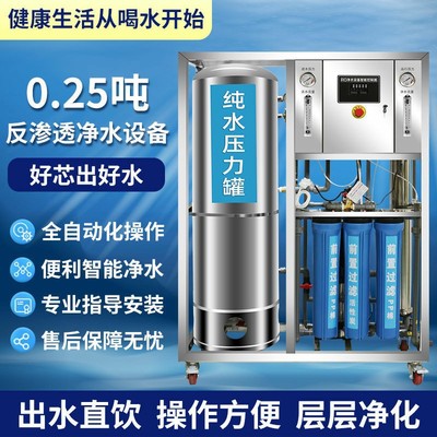Large water purifier 0.25 commercial Water purifier vertical Direct drinking equipment factory RO Penetration filter Water Purifier