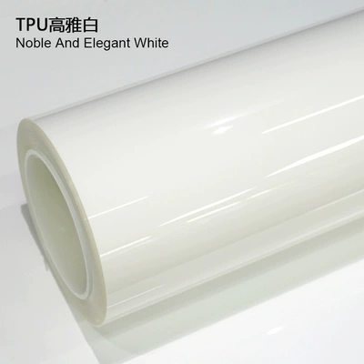 Car Protective Film Coating Self-Healing, Auto Color Change Film - tpu-elegant-white-1524mx15m
