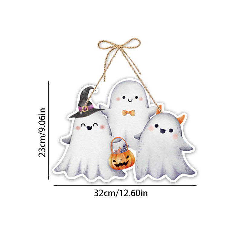 クロスボーダーハロウィンテーマ装飾紙ドアハンドルペンダントシングルペンダントシーンレイアウト小道具パーティー用品|undefined