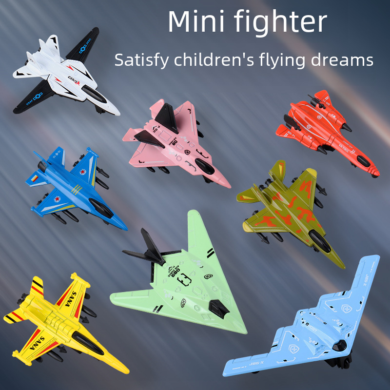 Children's Military Toys Mini Alloy Aircraft Fighter Star Wars Finger Spaceship Model 