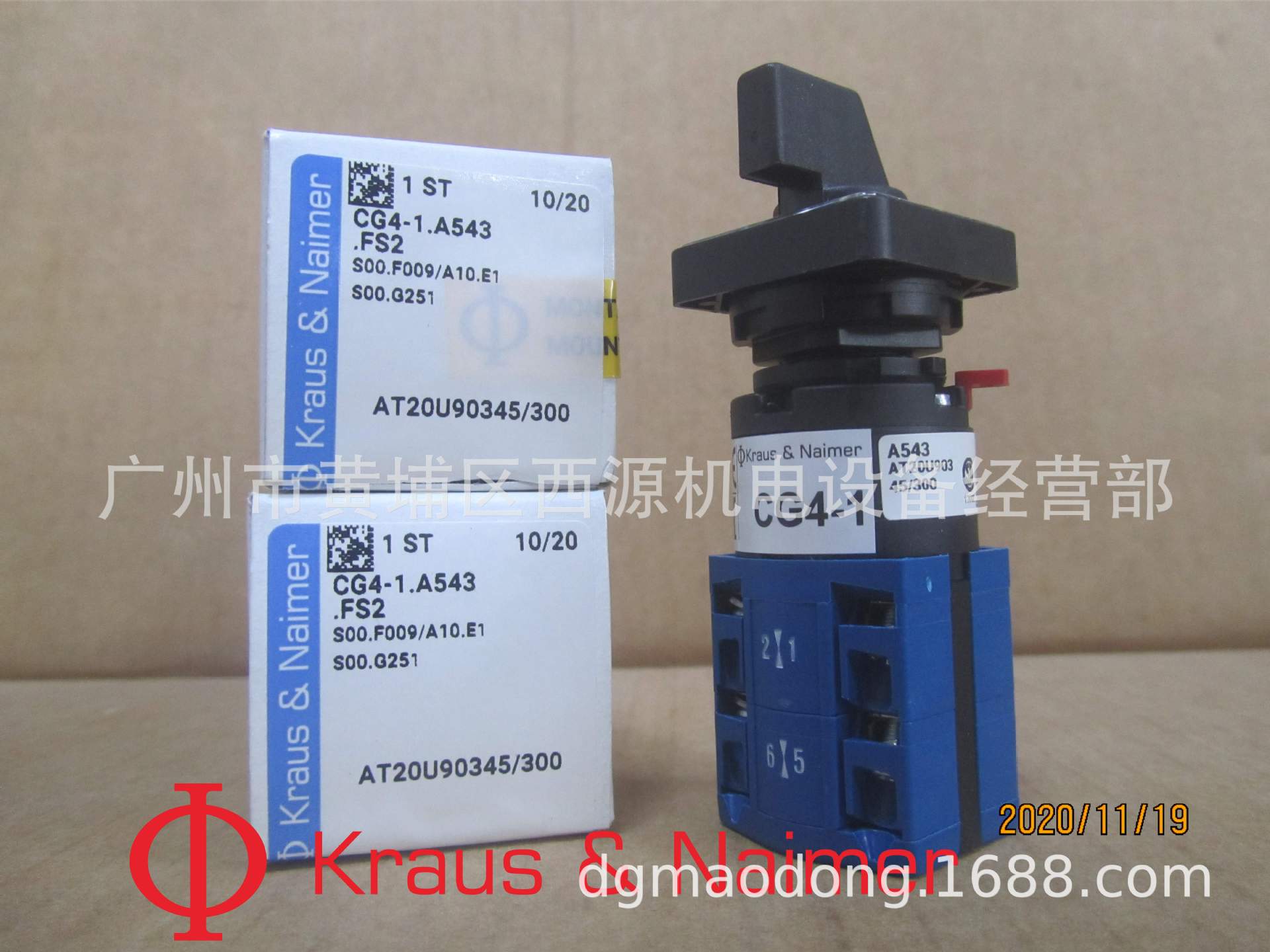 CG4-1 WAA543.FS2 Kraus&Naimer k&n转换开关