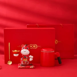 招财猫;陶瓷工艺品;招财摆件