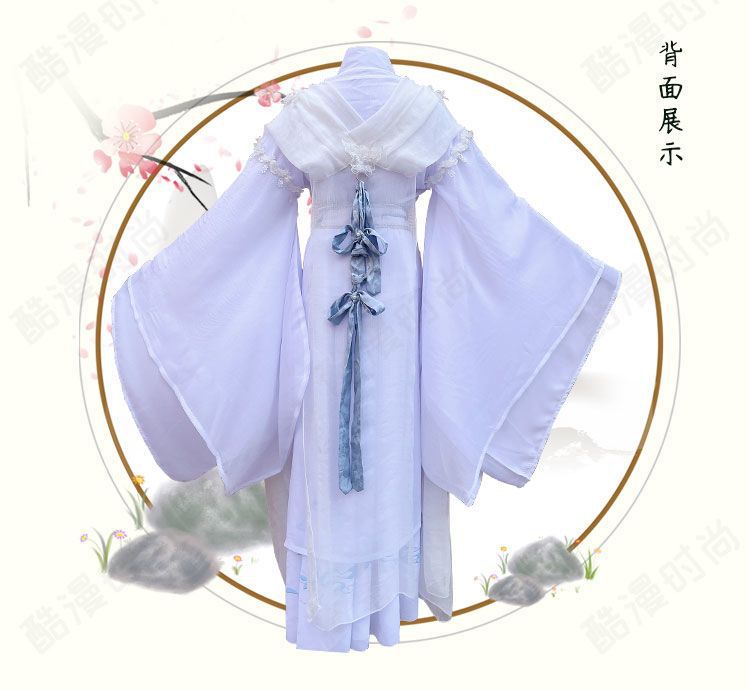 天官赐福谢怜cos服白色仙气古装沈兰舟汉服楚晚宁cosplay套装男女-阿里巴巴