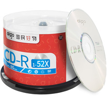 爱国者（aigo） CD-R 光盘/刻录盘 52速700MB 桶装50片 空白光盘