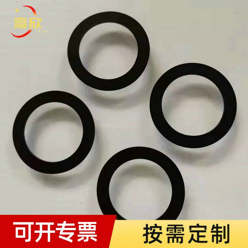 厂家批发黑色铁氟龙垫圈 聚四氟乙烯垫圈 机械塑料密封垫片