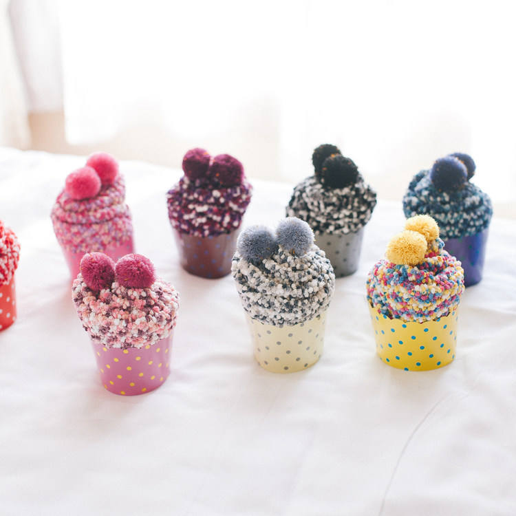 Cupcake Socks Gift Colorful Pattern Winter Socks Comfortable Warm Fuzzy Fun Women's Socks