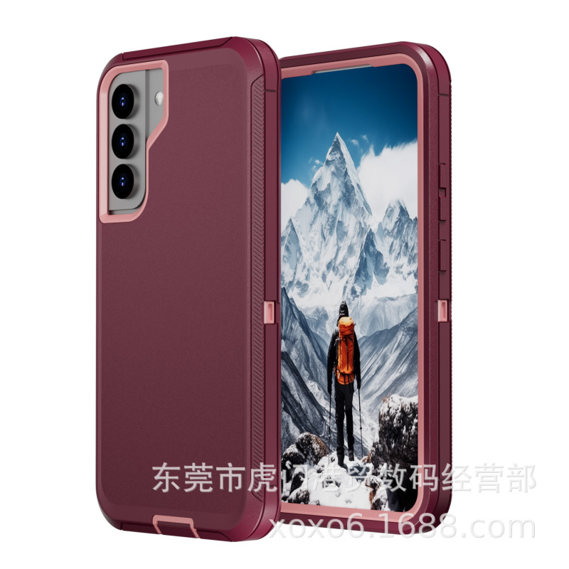 Samsung SAMSUNG S22/PLUS 3 耐性ロボット携帯電話ケース、落下防止および防塵保護カバーに適しています。|undefined