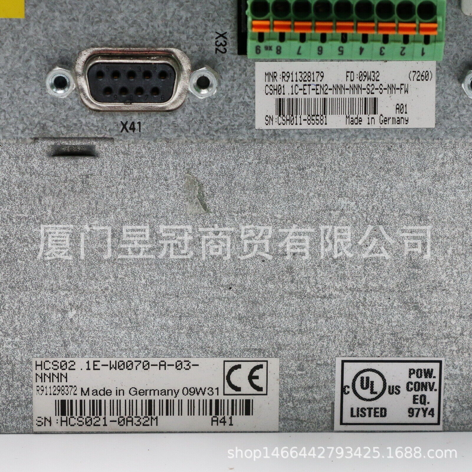 全新原装 REXROTH力士乐CSH01.1C-ET-EN2-NNN-NNN-S2-S-XP-FW