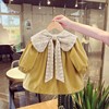 Children's autumn long jacket, top, British style, Korean style