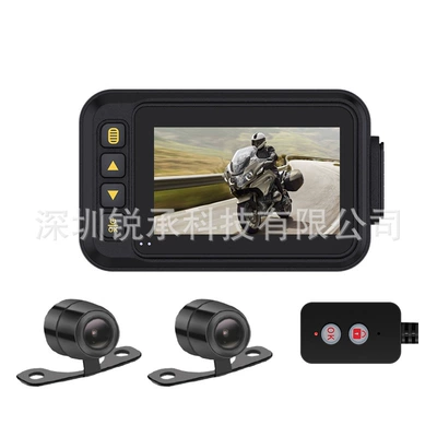 The new motorcycle driving Motorcycle driving recorder - b-host-wire-control-round-lens-round-lens
