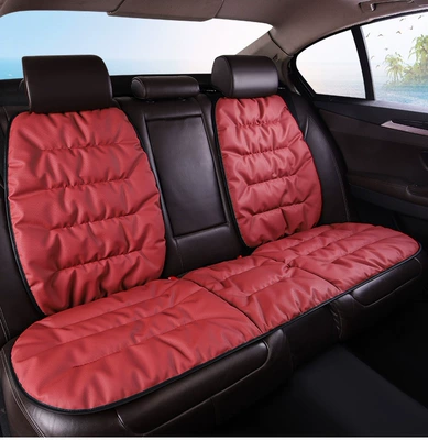 four seasons universal five-seat cushion: Universal seat cover - wine-red-main-passenger-seat