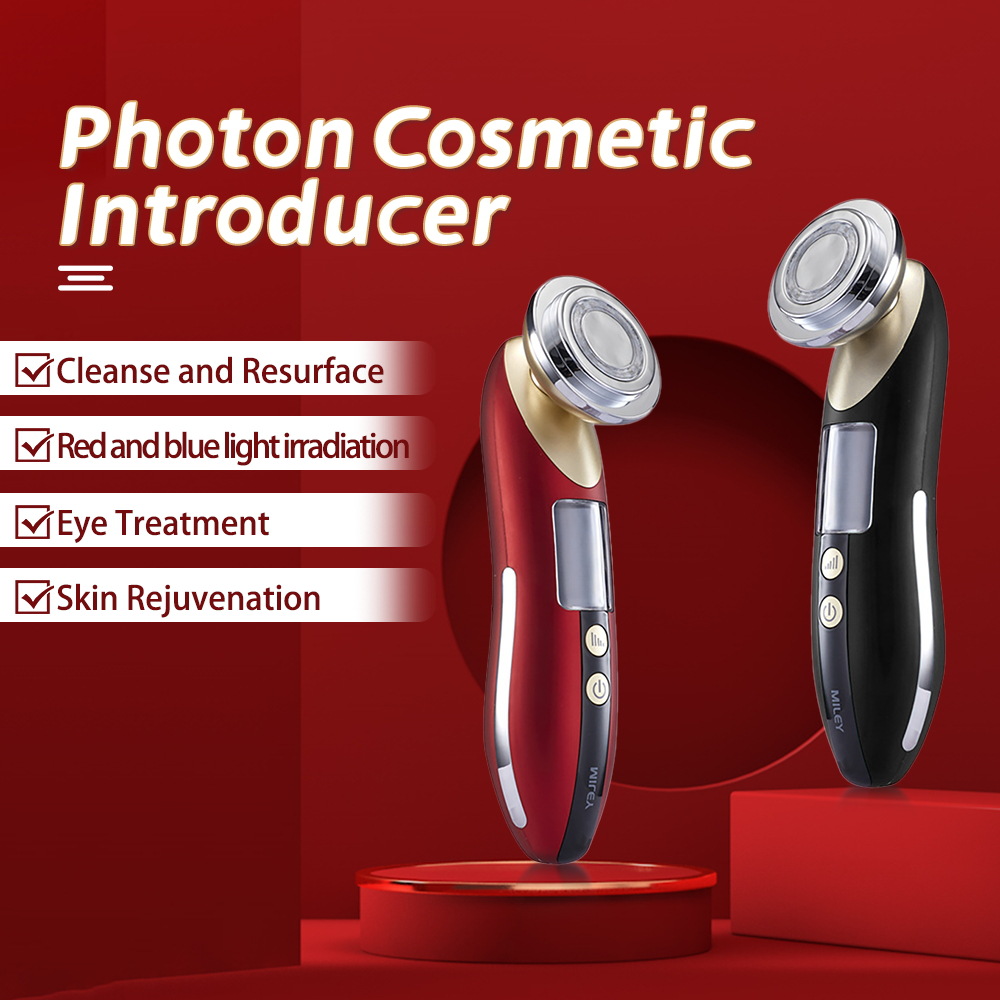 EMS Electric Neck Beauty Instrument Desalination Neck Skin Rejuvenation Beauty Instrument Litering Neck Care Massage Instrument Cross Border