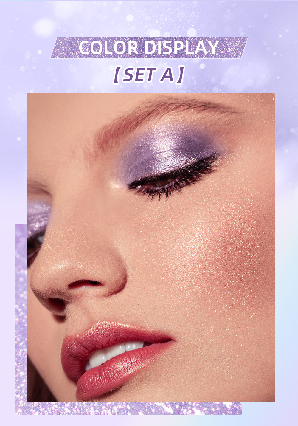 QIBEST Diamond Eyeshadow Liquid Sparkling Pearl High Gloss Super Shiny Matte Finishing Eyeshadow Liquid Set Cross-border undefined