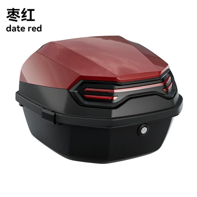 Motorcycle Safety Supplies: Universal Thickened and Enlarged Version - xl-explorer-date-red-free-installation-accessories-single-tail-box