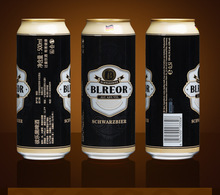 德國啤酒 原裝進口啤酒 blreor/彼樂黑啤酒500mlx24罐整箱