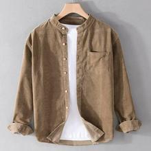 清仓男士外穿休闲秋冬季衣服捡漏穿衬外套衬衫长袖搭灯芯绒加厚内