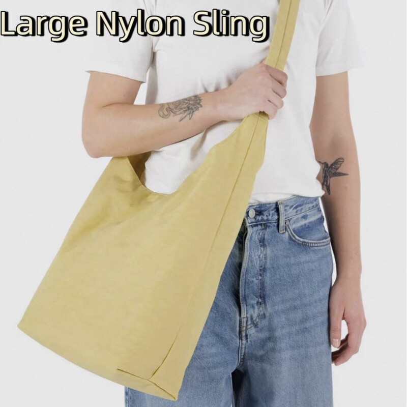 American Brand Baggu Large-Capacity Renewable Nylon Bag Baggu Crossbody Bag Cross-Border Wholesale Crossbody Bag