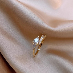 蛇形设计师戒指女小众设计感个性开口食指轻奢网红ins潮时尚指环详情2