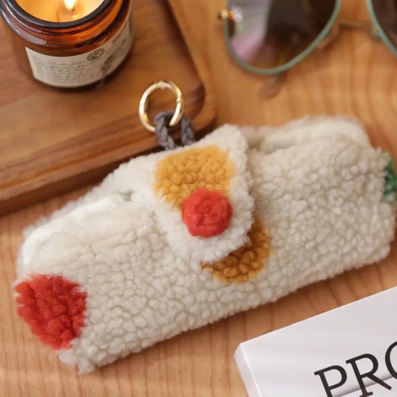 bolsa de gafas de alto valor facial contiene cubierta protectora portátil gafas de sol universales gafas de sol caja de gafas de tela espejo miopía