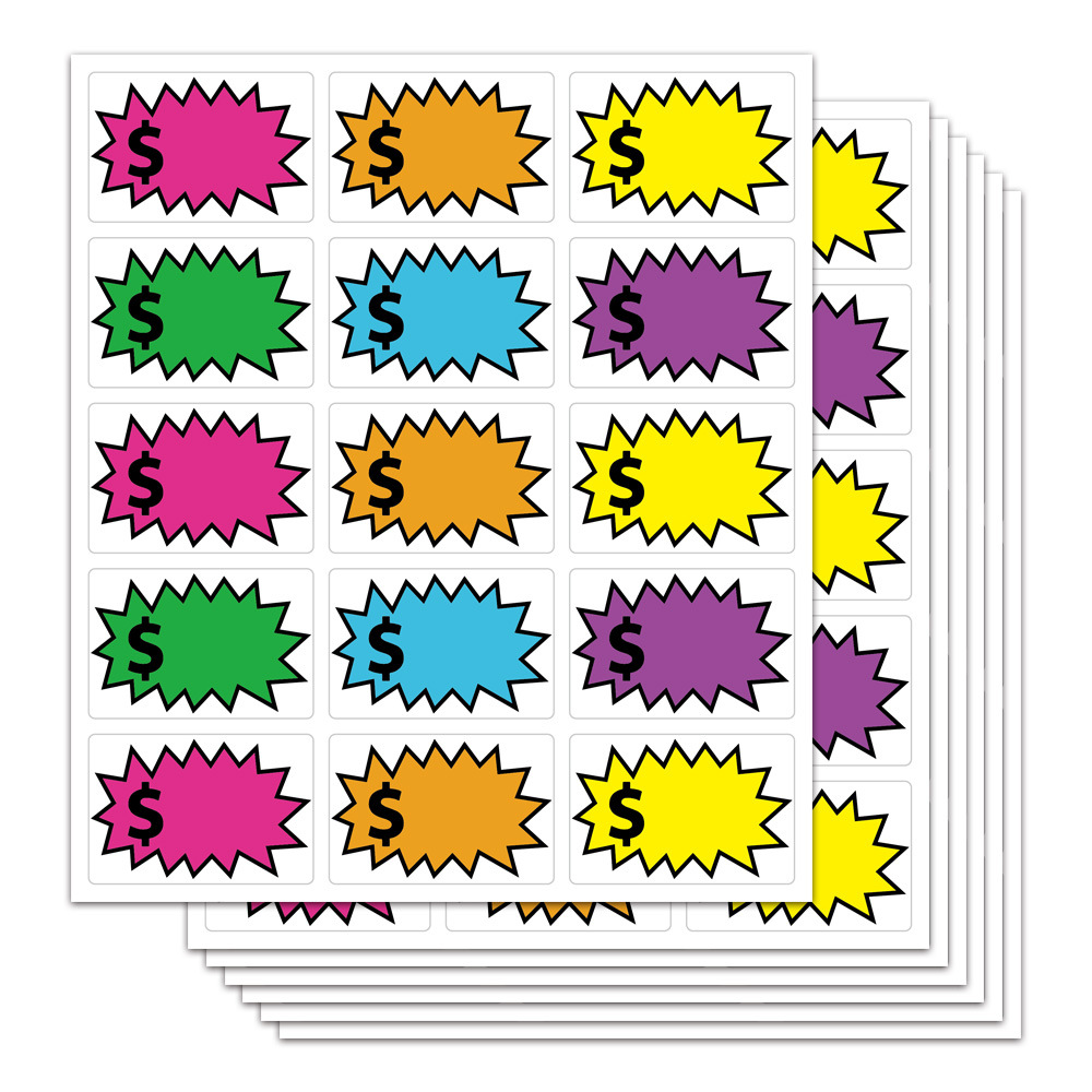 Cross-border wholesale sale price stickers writable price tag…