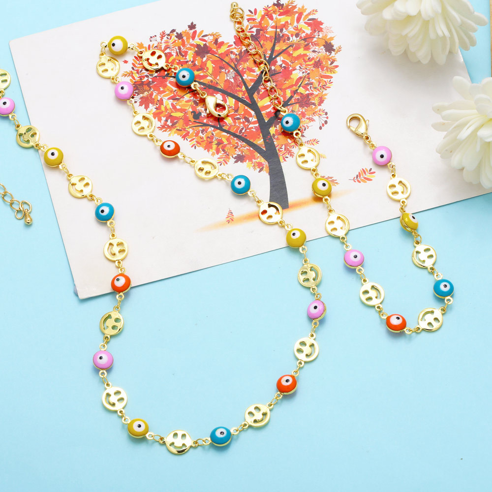 Fashion Eye Smiley Face Copper Plating Womenu0027S 1 Piece