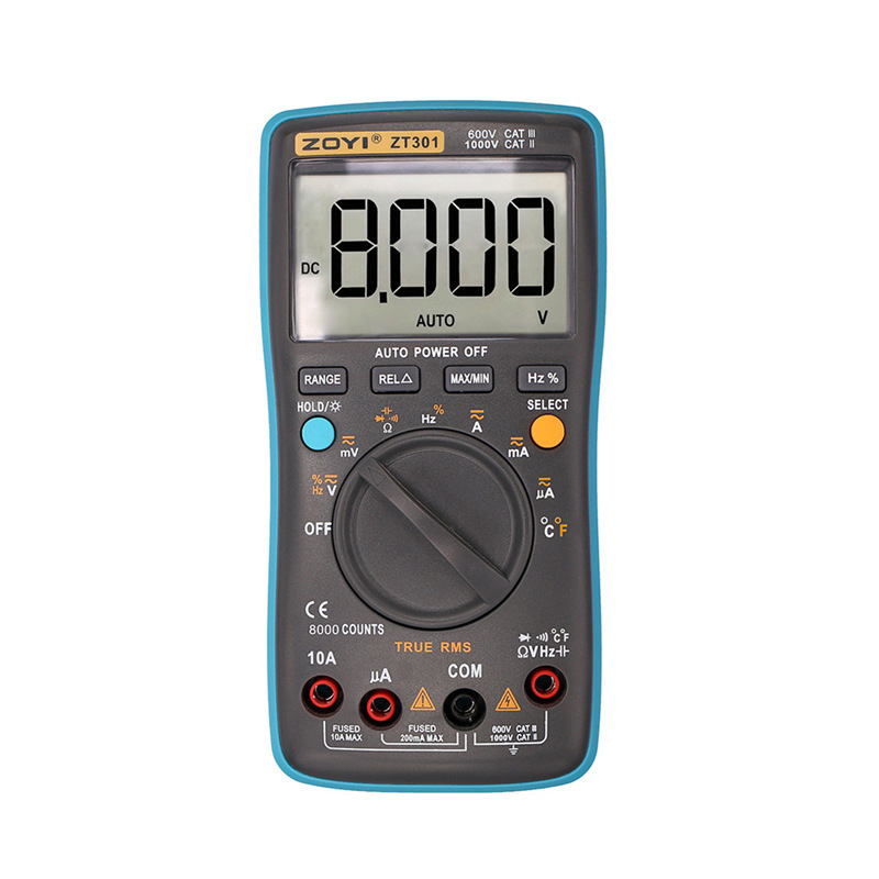 Zoyi Zt301 Automatic Range Temperature Measurement Digital Multimeter Electrician Meter Zoyi Zt301 Automatic Range Temperature Measurement Digital Multimeter Electrician Meter