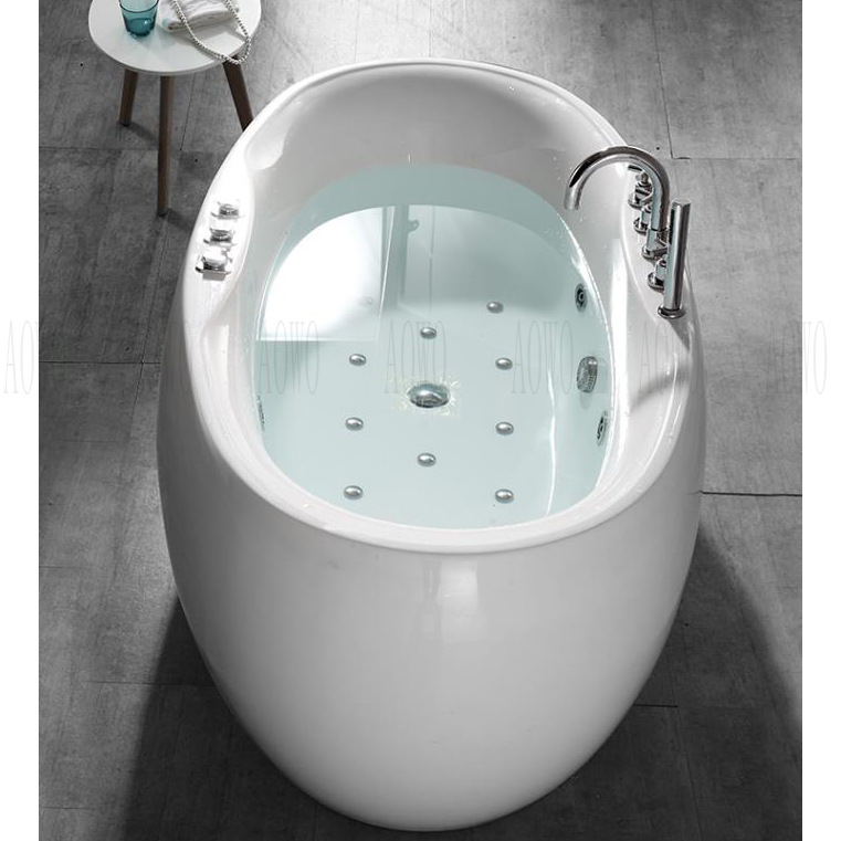 bañera de acrílico de hotel de alojamiento privado masaje independiente surf adulto colorido baño elíptico de temperatura constante