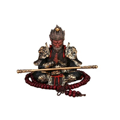 Car ornaments, Wukong Figure with Golden Hoop Staff