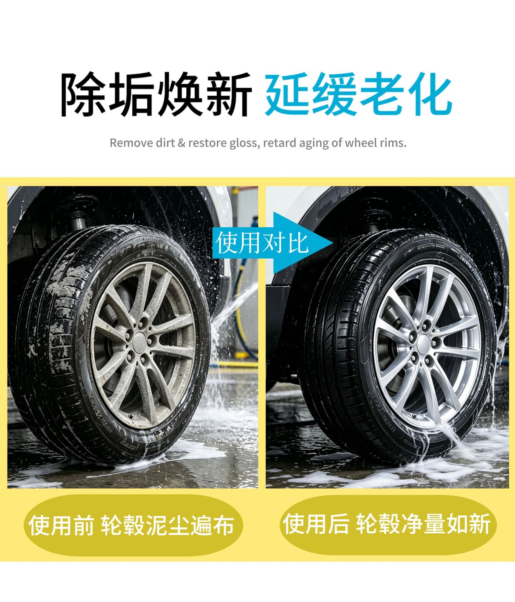 Ultra-fine wheel hub fiber brush, car tire rim cleaning and dust removal brush, wheel hub brush