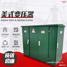 美式箱變630kva預裝式成套箱式變電站高壓開關配電房櫃外殼可廠家