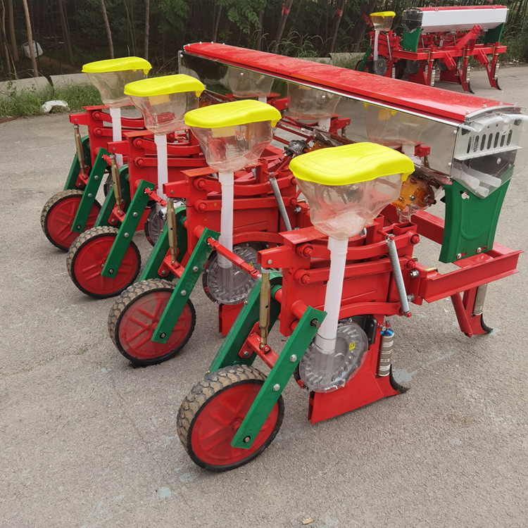 玉米播种机厂家直销农用拖拉机带免耕悬浮精播机全自动精准播种