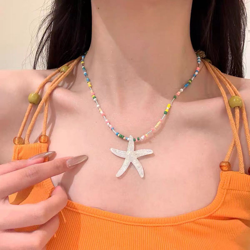 Otoño y invierno minimalistas collares colgante de goteo de Feng Shui mujeres chaqueta larga suéter cadena casual accesorios de lujo ligero