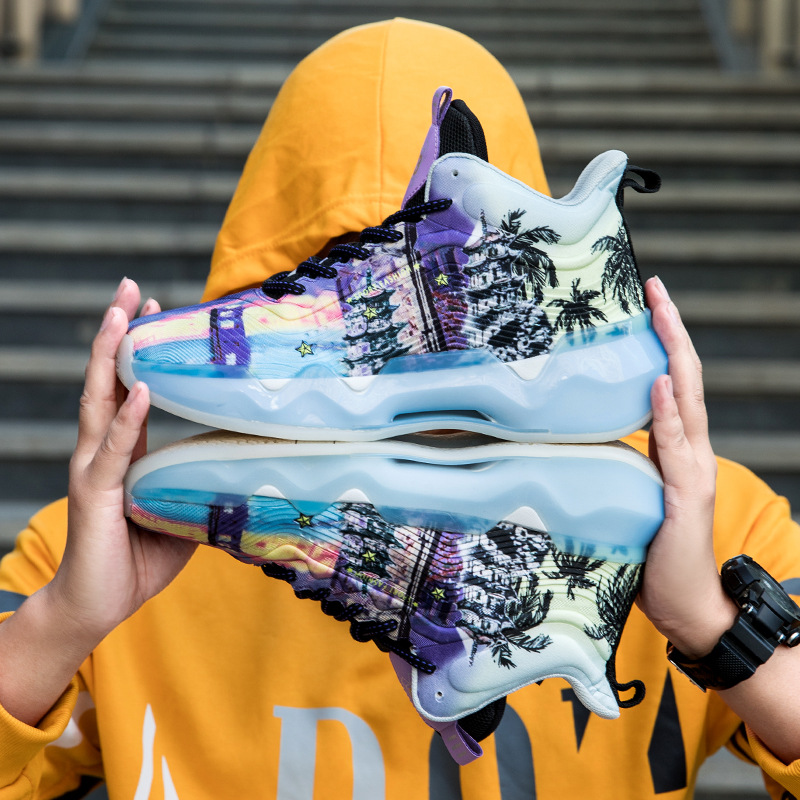 James basketball shoes men's No. 23 non-slip wear-resistant breathable shock-absorbing actual combat female students youth children's sports shoes_voghion.com