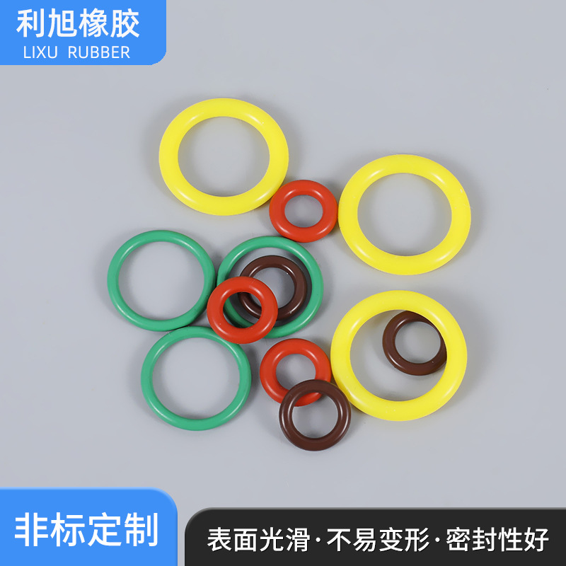 丁腈氟橡胶耐高温O型密封圈 防水硅胶圈耐磨耐油耐低温橡胶圈供应