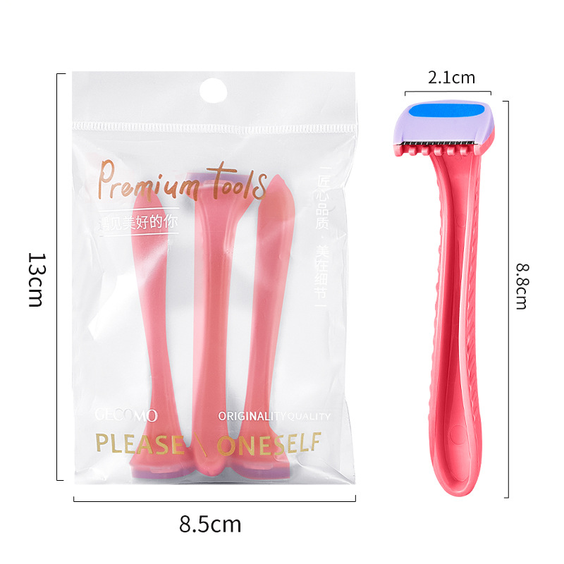 Gemon Huanran, afeitadora de limpieza, afeitadora suave y segura para vello de las axilas, afeitadora de barra de lubricación para hombres y mujeres