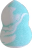 Two-color gourd light blue