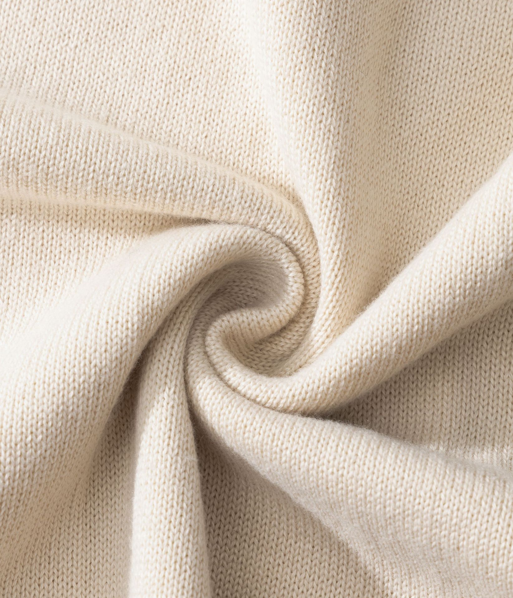 Klassischer V-Ausschnitt-Wollpullover – Zeitloser Strickpullover für Damen und Herren, Herbst-Winter-Freizeitmode (Beige) – S/M/L/XL_voghion.com