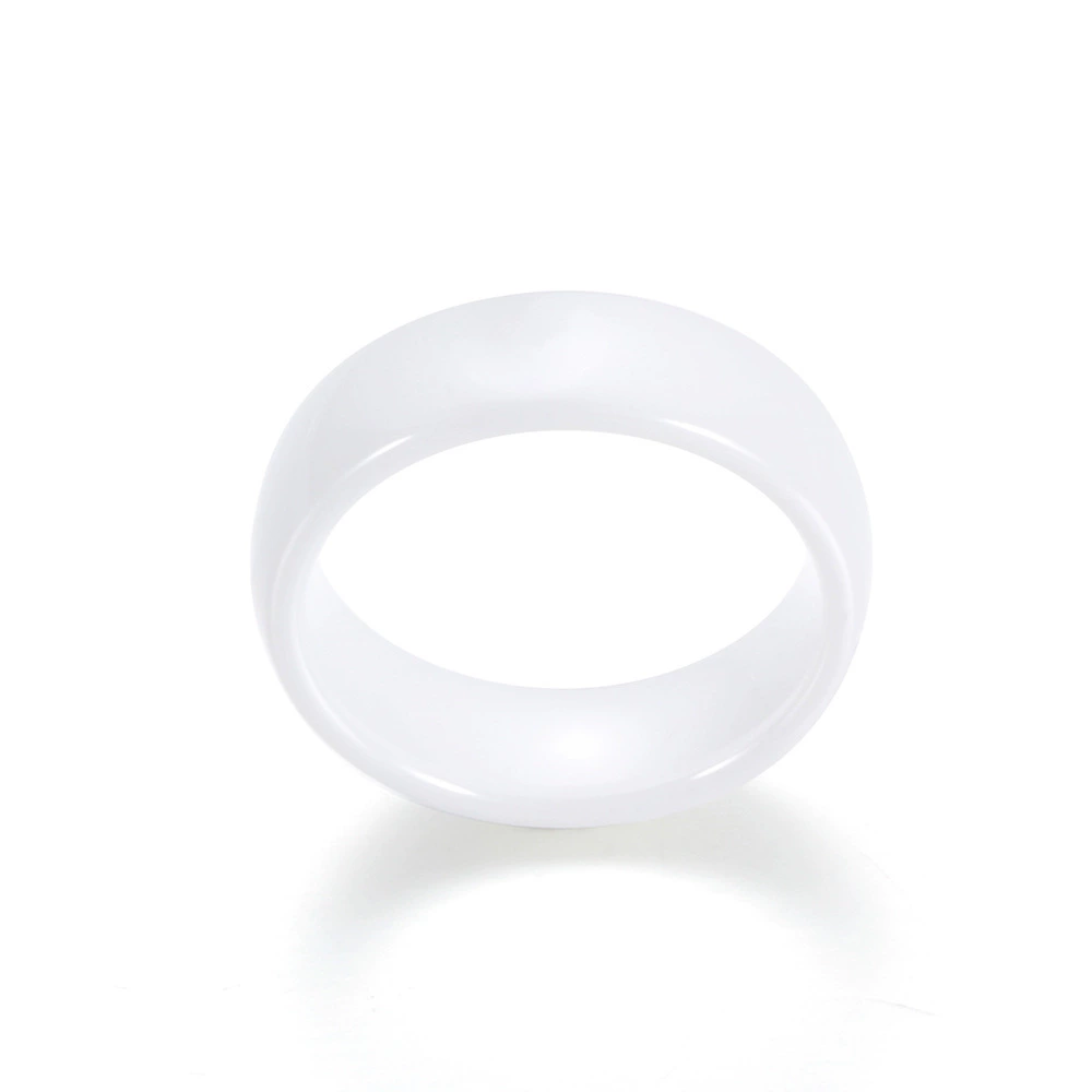 Glossy universal ring, accessory for men and women, 6mm, simple and elegant design, for beloved