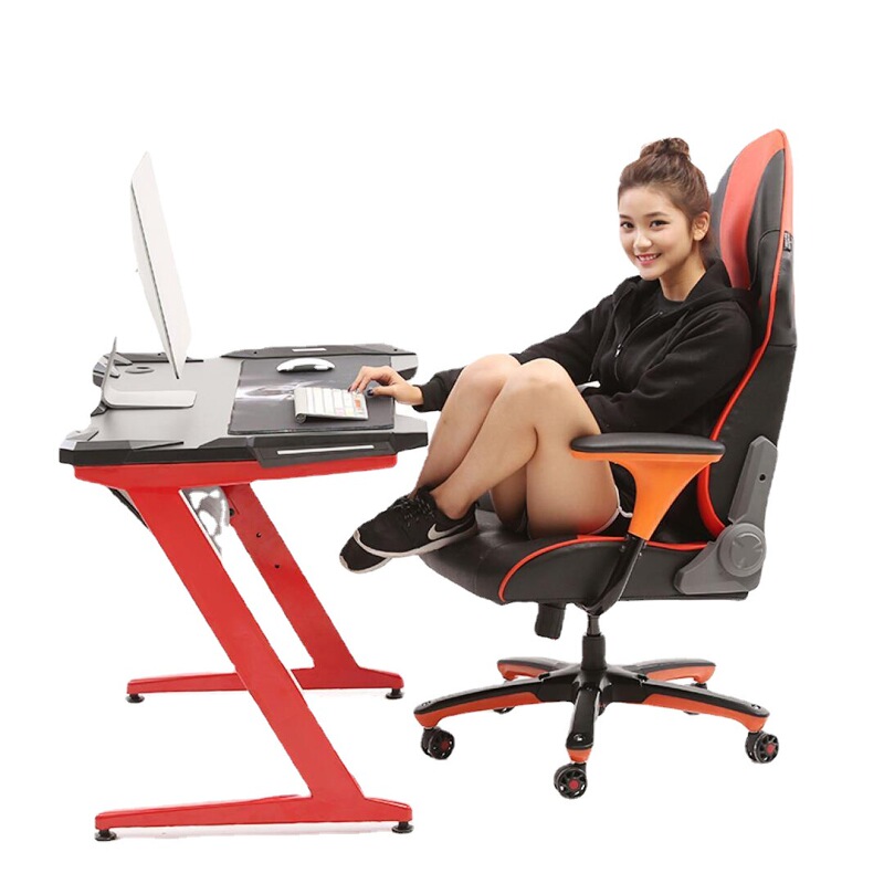 Computer Desk Home Office Gaming Desk Internet Cafe Studio Live Broadcast Anchor Competitive Mobile Game Desktop E-Sports Table