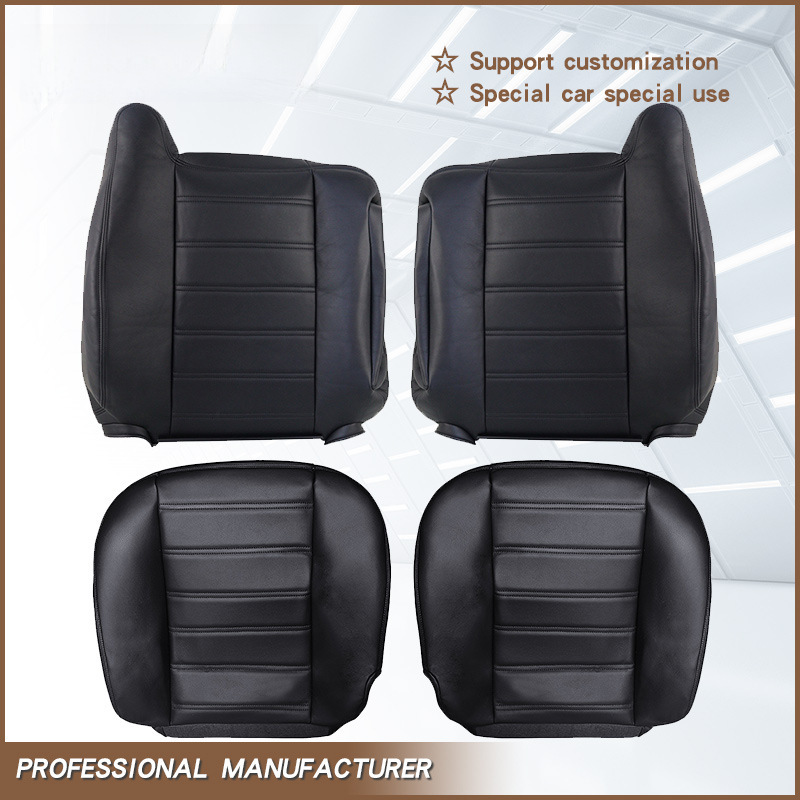 Suitable for 03-07 Hummer H2 driving passenger side main and auxiliary seat cover backrest cover 4-piece seat cushion cover cross-border_voghion.com