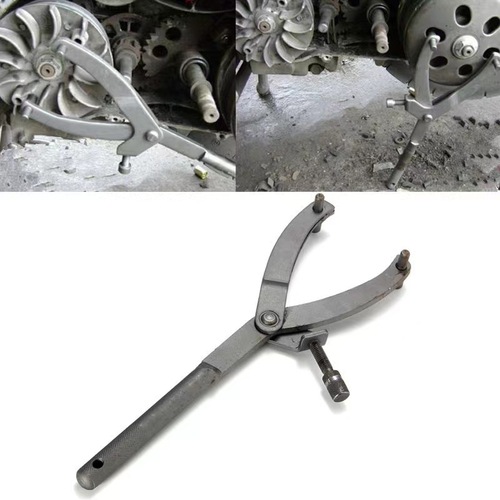 Y-type motorcycle scooter flywheel card wrench belt pulley magnet motor clutch disassembly and assembly fixing tool