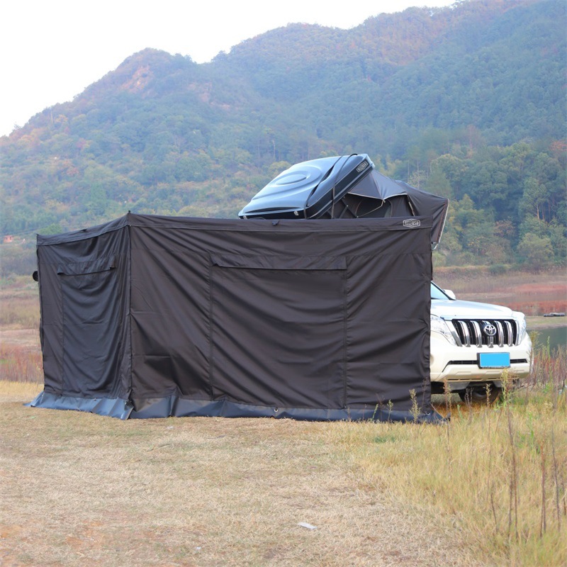 270 degrees car side tent side Sky Tent Room rain-proof sun-proof legless fan-shaped tent large space Outdoor