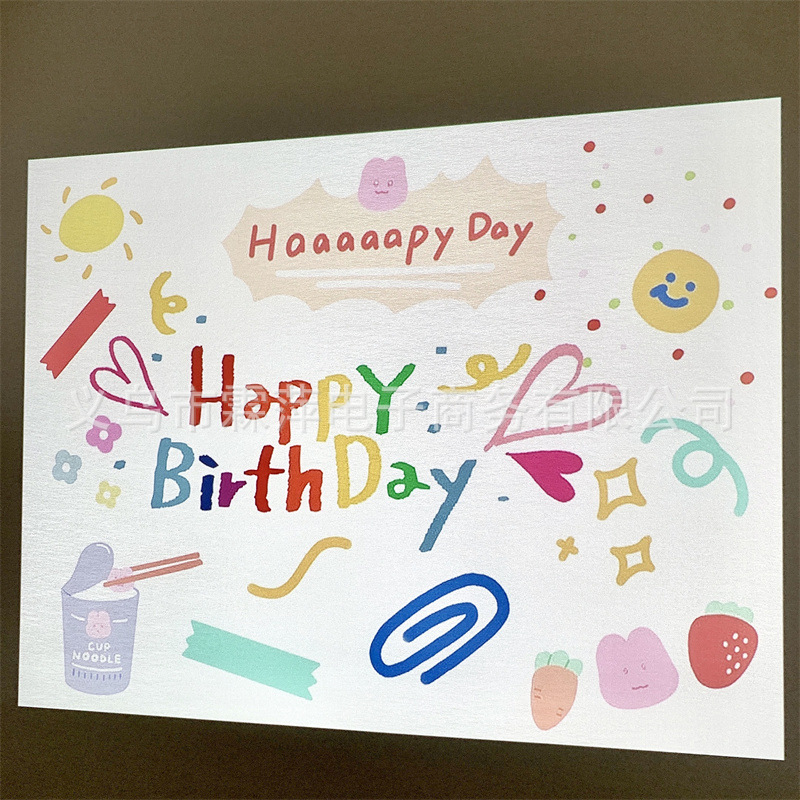 Feliz cumpleaños proyector lámpara de proyección Corea del Sur ins estilo Pequeño Libro Rojo neto rojo foto proyección confesión accesorios creativos