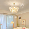 Lights, modern and minimalistic crystal pendant for living room, ceiling lamp, light luxury style