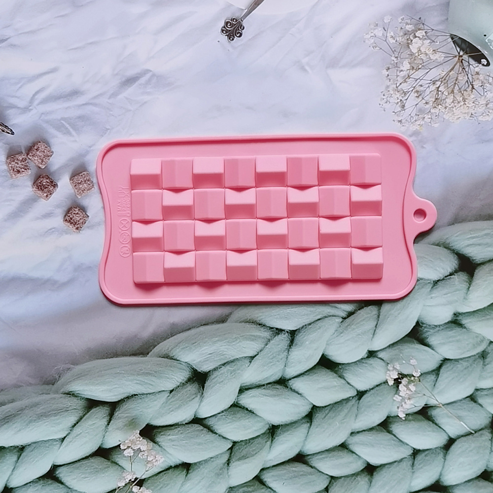 Silicone chocolate triángulo 161 galletas molde de silicona postre molde de hielo horneado pastel harina de arroz